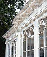 Timber conservatory detail